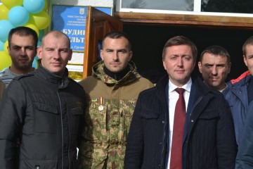 АТО-вців Хмельницького району та міста Хмельницького привітали з Днем захисника України