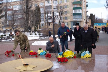 Волочиський район відзначив 74 річницю визволення від нацистських окупантів