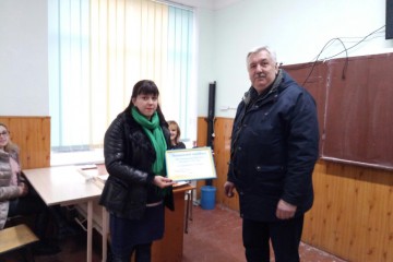 Нові меблі для учнів НВК