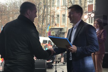 Сергій Лабазюк привітав хмельничан із Днем міста