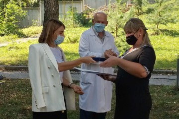 Віолета Лабазюк: Фонд «Ми поруч» постійно допомагає медичним закладам