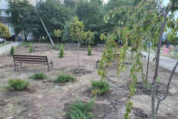 У мікрорайоні Озерна з’явився нова зелена зона