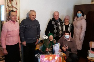 95-річний ювілей відзначила жителька села Попівці 
