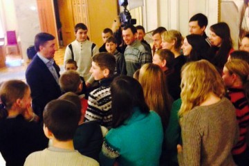 Екскурсія Верховною Радою для школярів із Соломної, Волочиського району