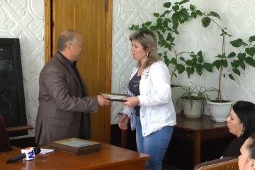 У  Хмельницькій районній лікарні помічники народного депутата Сергія Лабазюка, відзначили кращих медсестер