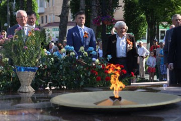 Сергій Лабазюк відзначив День Перемоги з ветеранами у Волочиську