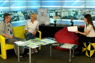 Віолетта Лабазюк у прямому ефірі  телеканалу ТВ 7+ , у шоу «Ранок на сніданок»